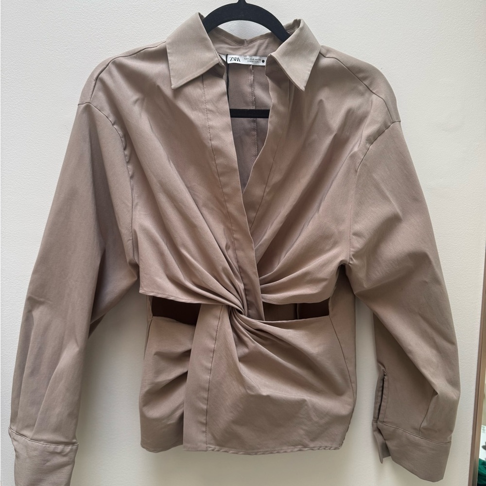 Zara Tan Women's shirt new no tags